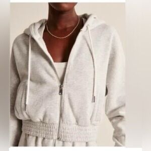 Abercrombie & Fitch Soft Gray Hoodie
